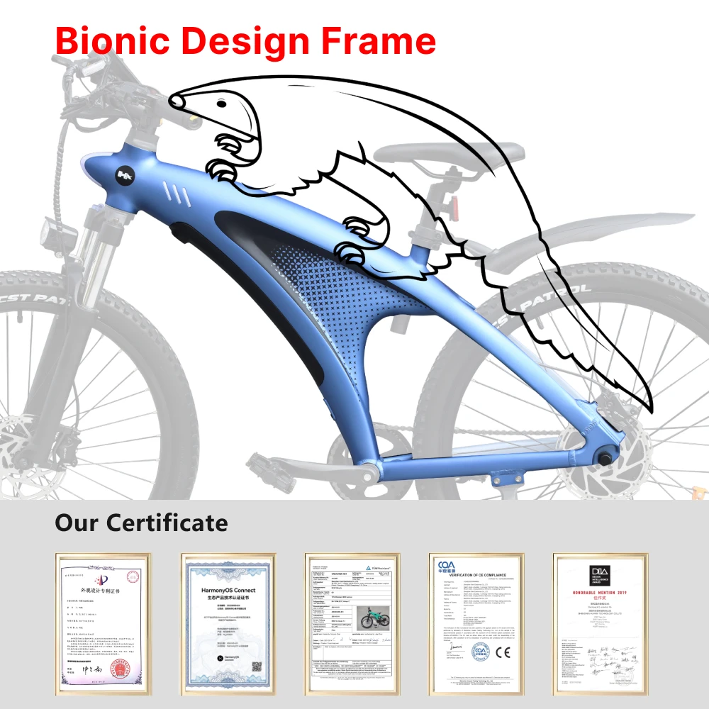 HX Q5 Ebikes 2000W Adults Electric Bike 57KM/H Electric Bicycle 27.5 Inch Removable battery Electric E Bikes Mountain Ebike
