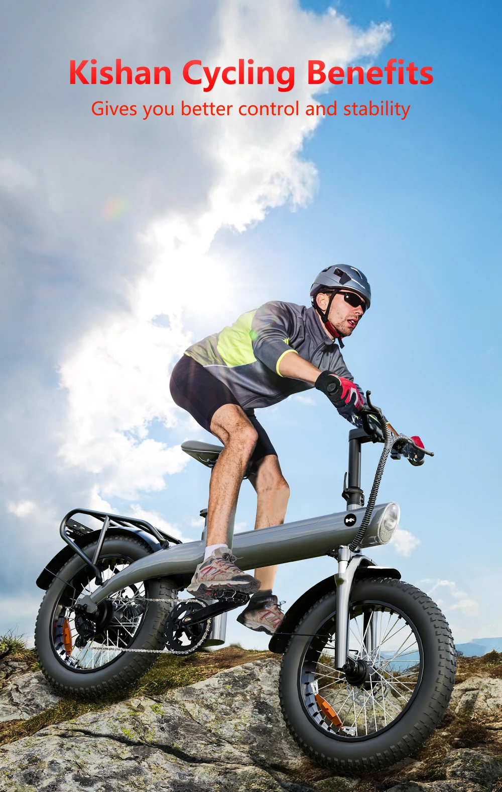 HUANCI Q3 Mountain Electric bicycle 2000W Adult electric bike 48V 20AH Ebike 20Inch Tire Off-Road fatbike City e bike