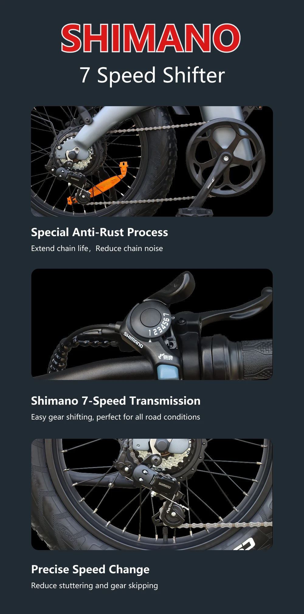 HUANCI Q3 Mountain Electric bicycle 2000W Adult electric bike 48V 20AH Ebike 20Inch Tire Off-Road fatbike City e bike