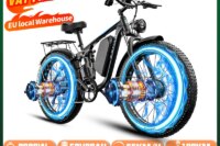 E-BYCCO EB7 Pro Electric Bicycle 3000W Dual Motor 52V23AH Battery Off-Road Electric Bike 26*4.0" Fat Tire E-Bike Hydraulic Brake