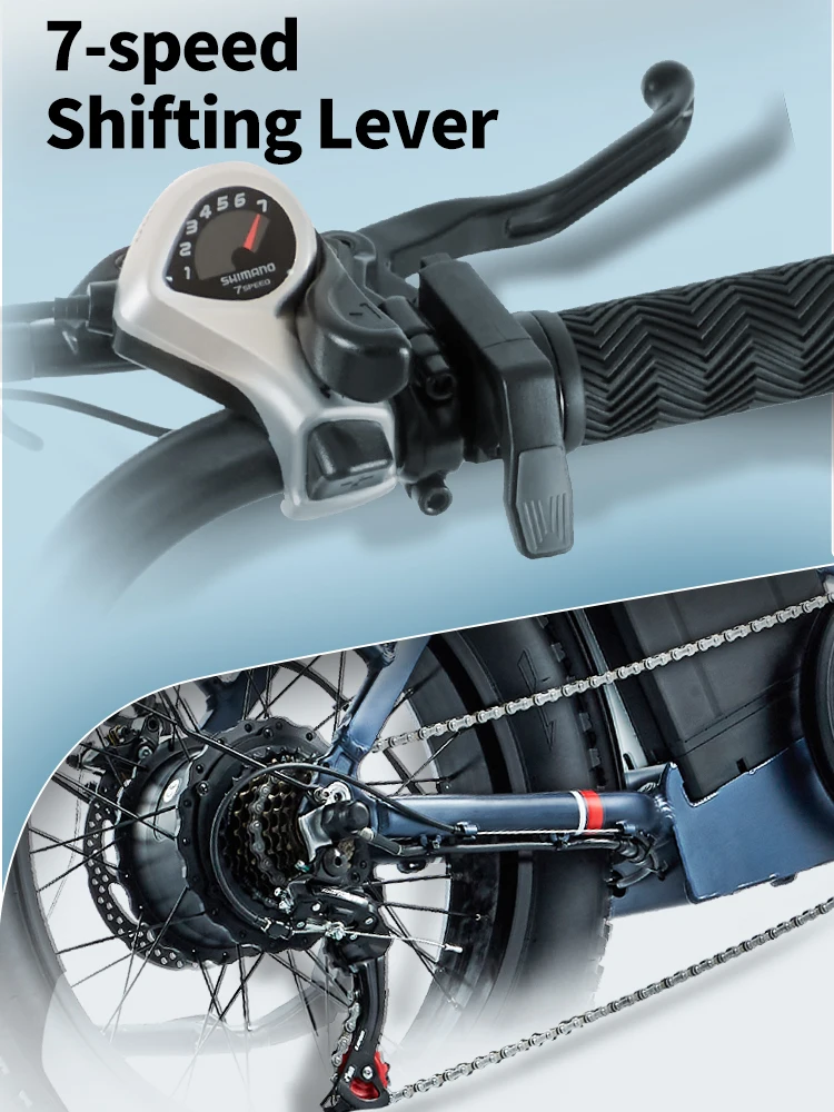 Hots Sale U8 1000W45KM/H 20 Inch Electric Bicycle 48V31.5AH Lithium Battery Ebike 4.0 Fatbike Electric Bike for adults