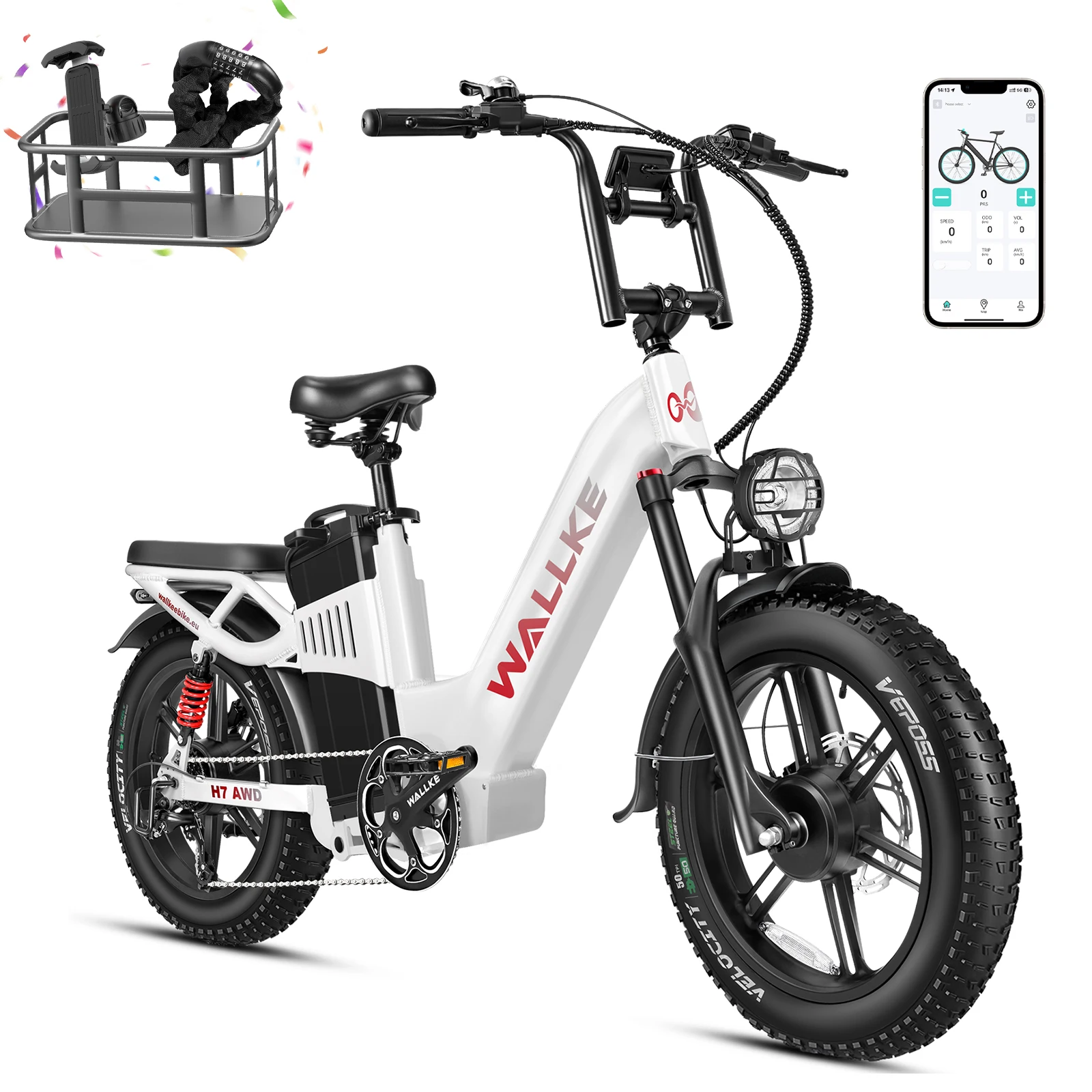 60Ah White Dual-Motor