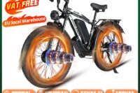 PHILODO H8 3000W Dual Motor E-bike 48V 26Ah 26*4.0 Fat Tire Electric Mountain Bike Adult Snow  Electric Bicycle hydraulic brakes