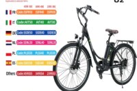 isinwheel U2 adult electric Cruiser bike 350W motor 36V 13Ah battery city commuter electric bike 26 inch tire city electric bike