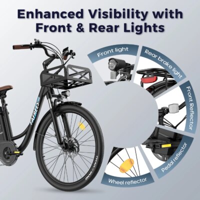 Fafrees F26 Lasting Electric Bicycle for Men Mountain Bike 250W 36V 20.3Ah Lithium Battery City E-bike - Image 5