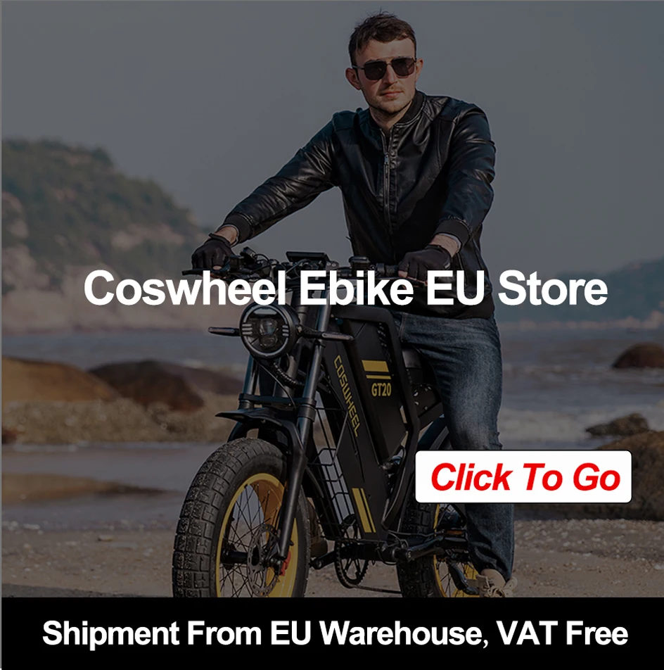Coswheel Electric Bike CT20S 2000W Motorcyle Drit bike Ebike 20 Inch Fat Tire Bicycle 60V 27.5AH Bikes Adult Electric Bicycle