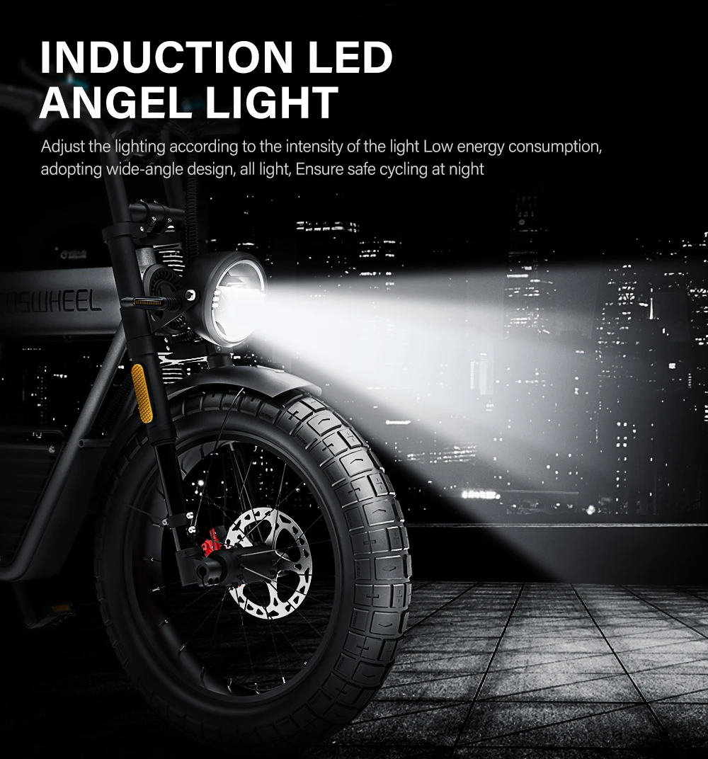 Coswheel Electric Bike CT20S 2000W Motorcyle Drit bike Ebike 20 Inch Fat Tire Bicycle 60V 27.5AH Bikes Adult Electric Bicycle Coswheel Electric Bike CT20S 2000W Motorcyle Drit bike Ebike 20 Inch Fat Tire Bicycle 60V 27.5AH Bikes Adult Electric Bicycle