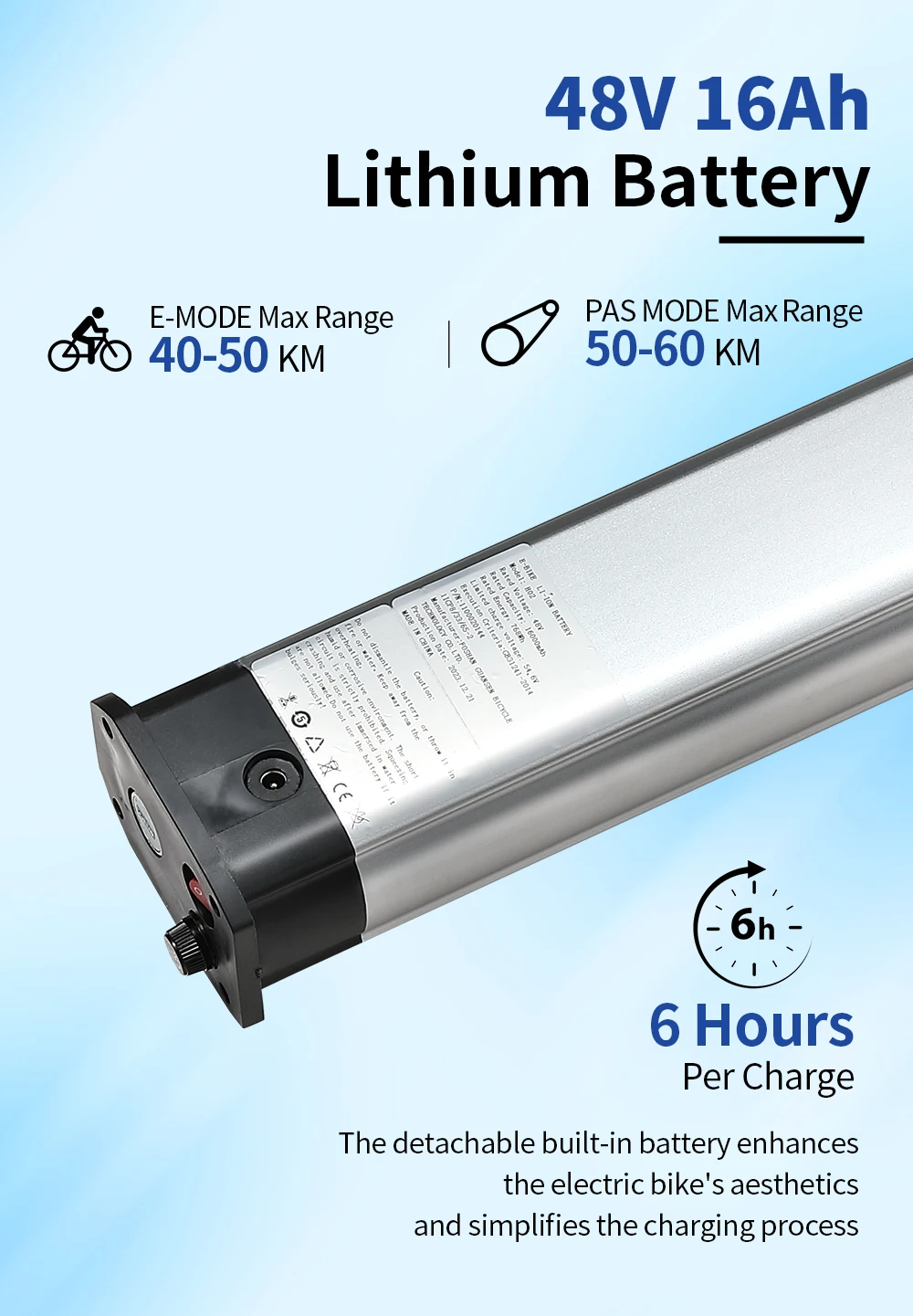 Halo Knight H02 Electric Bike, 750W 48V 16Ah Battery, 29*2.1-inch Tires, 50km/h Max Speed, 60km Max Range, Mechanical Disc Brake