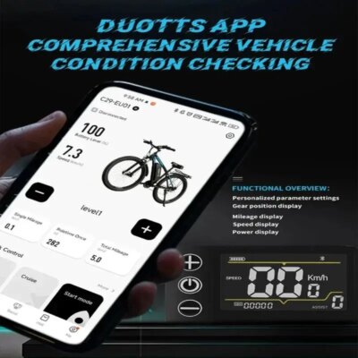 Electric Bicycle C29 750W Powerful Brushless Motor 48V30AH Dual Removable Battery Adult  E-bike 29 Inch Tire City Electric Bike - Image 2