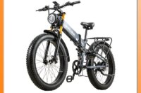 BURCHDA R5Pro Electric Bike 1000W Motor 48V20Ah Battery 26Inch Fat Tire Mountain Snow Ebike - All-Terrain Off-Road/City Cycling