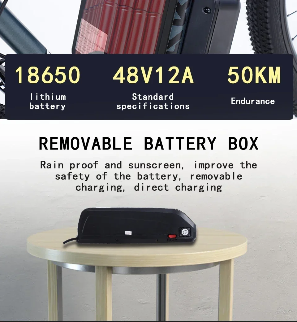 1000W Electric City Bike Removable 13Ah Lithium-ion Battery Ebike 60 Miles Range Dual Disc Brakes Alloy Electric Bicycle 1000W Electric City Bike Removable 13Ah Lithium-ion Battery Ebike 60 Miles Range Dual Disc Brakes Alloy Electric Bicycle