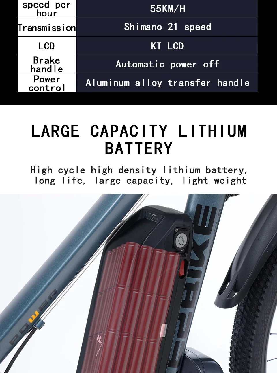 1000W Electric City Bike Removable 13Ah Lithium-ion Battery Ebike 60 Miles Range Dual Disc Brakes Alloy Electric Bicycle 1000W Electric City Bike Removable 13Ah Lithium-ion Battery Ebike 60 Miles Range Dual Disc Brakes Alloy Electric Bicycle