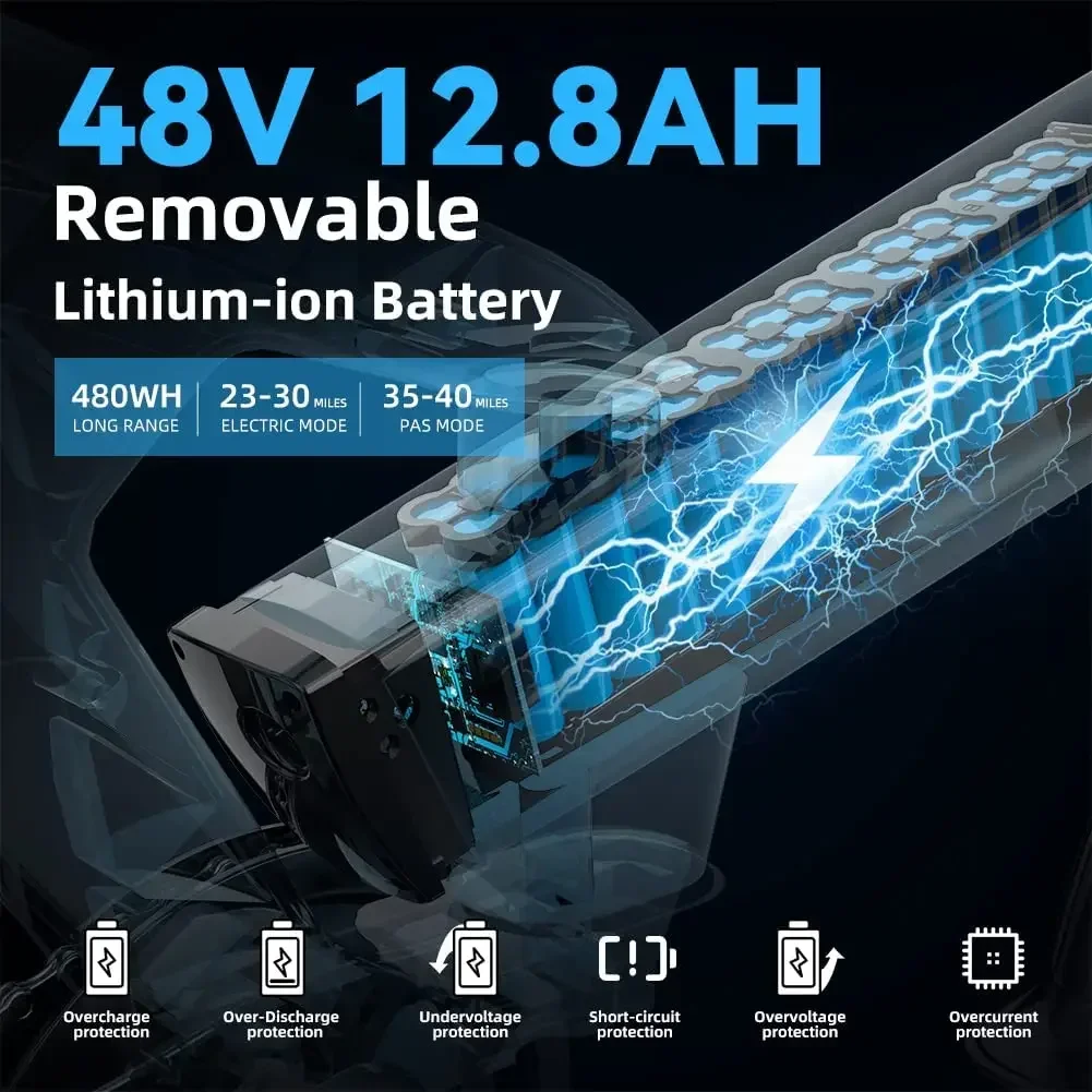 ZHENGBU K6S 20 Inch 48V 400W 500W 12.8AH Battery Foldable Ebike Full Suspension Electric Bicycle 7 Speed Folding Electric Bike ZHENGBU K6S 20 Inch 48V 400W 500W 12.8AH Battery Foldable Ebike Full Suspension Electric Bicycle 7 Speed Folding Electric Bike