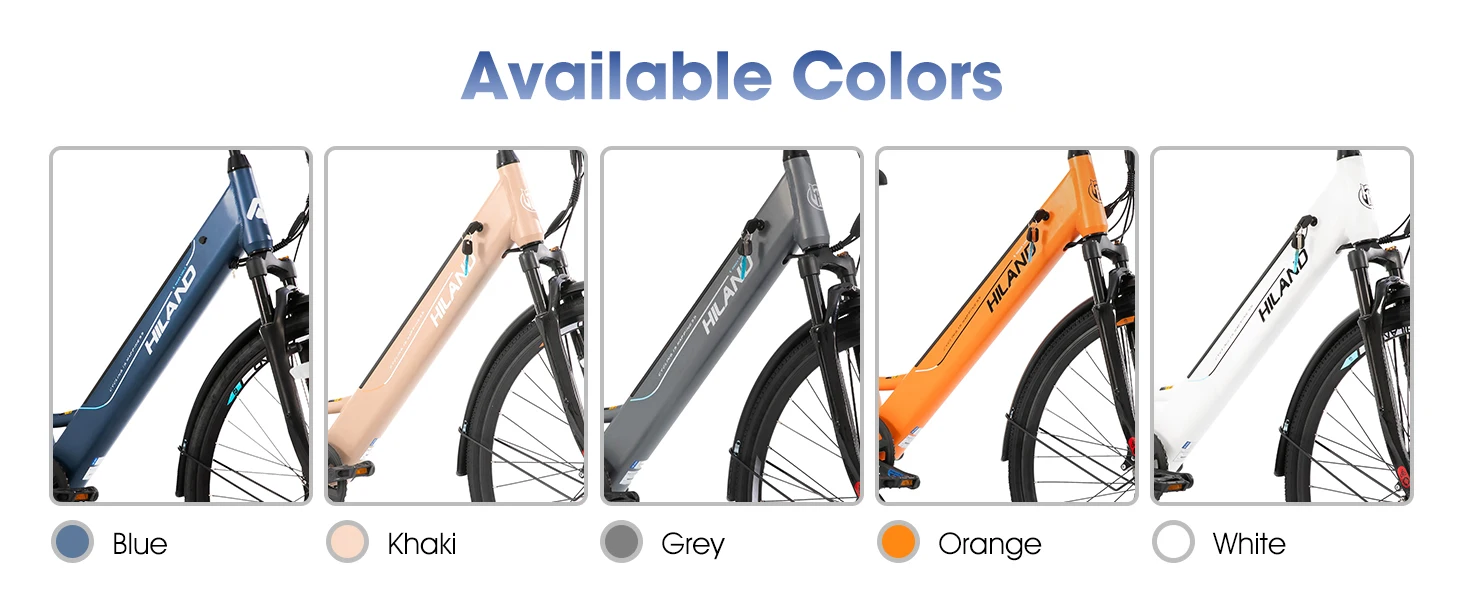 HILAND EHD907 Electric Bike 350W Brushless Motor E-Bike   Adult commuting electric road Electric Bicycle