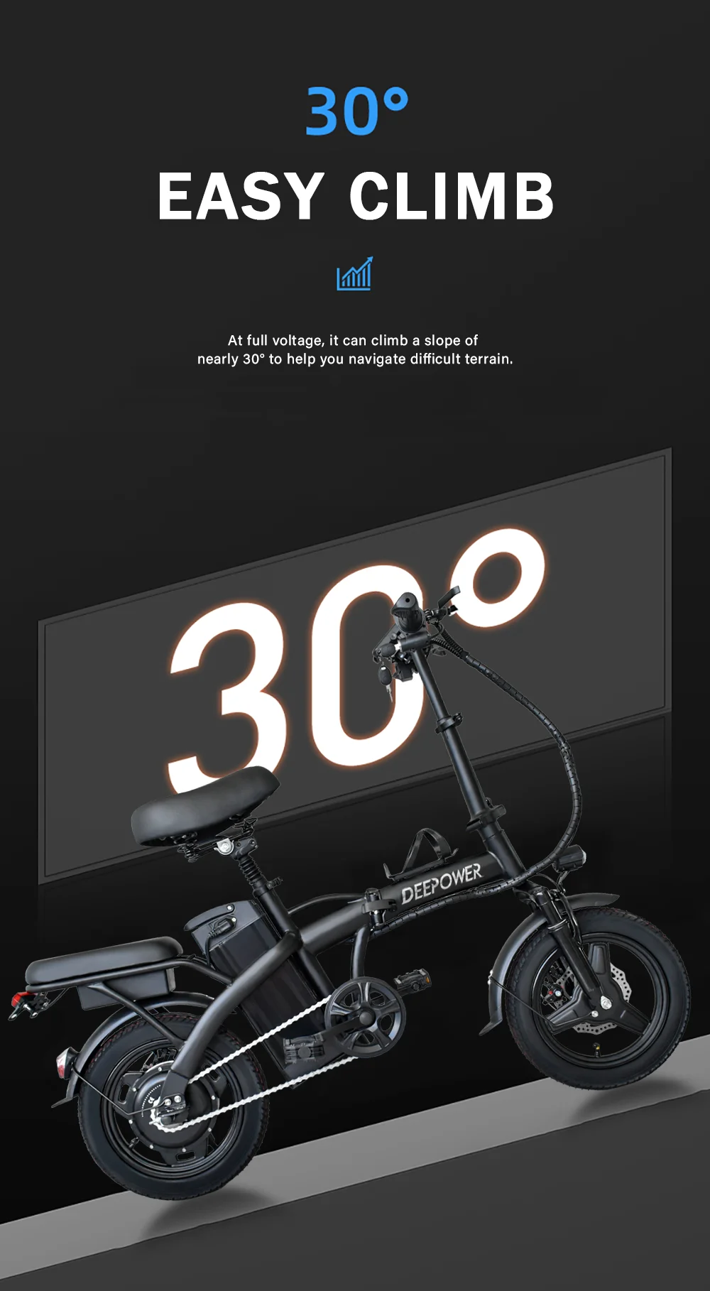 ZPW Ebike K100 400W 48V 30AH Electric bike Adult Fat Tire Folding Electric Bicycle City Commuter Electric Bike Urban Ebike ZPW Ebike K100 400W 48V 30AH Electric bike Adult Fat Tire Folding Electric Bicycle City Commuter Electric Bike Urban Ebike