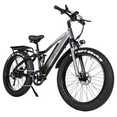 CMACEWHEEL TP26 Electric Bicycle  48V17AH Lithium Battery Adult Riding Electric Bike 26*4 inch Fat Tire Mountain Snow E-bike