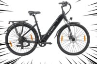 TTGO HZ-28ST Electric Bike, 250W Motor, 36V 20Ah Battery, 700C*45C Tire Adult Ebike, 25km/h Max Speed,  Disc Brake, LCD Display