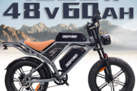 DEEPOWER S7 1000W Electric bike 48V 60AH 20Inch Fat Tire Electric bicycle Outdoor Adult Off-Road Bicycle Mountain Ebike