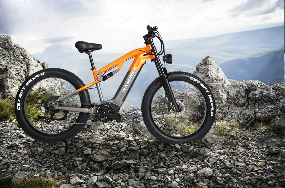 New Ebike X800 1500W 48V 20AH 26 Inch 4.0 Fat Tyre Off-road Electric Bike Men's Mountain Bike Snowmobile Electric Bike