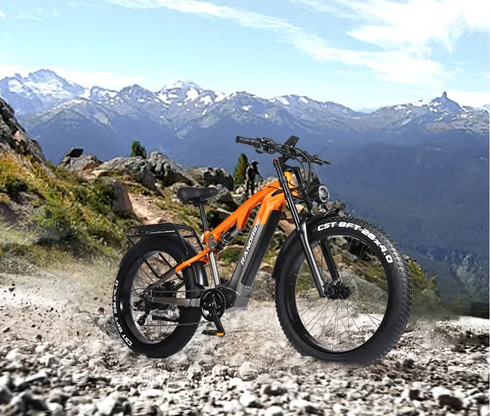 New Ebike X800 1500W 48V 20AH 26 Inch 4.0 Fat Tyre Off-road Electric Bike Men's Mountain Bike Snowmobile Electric Bike