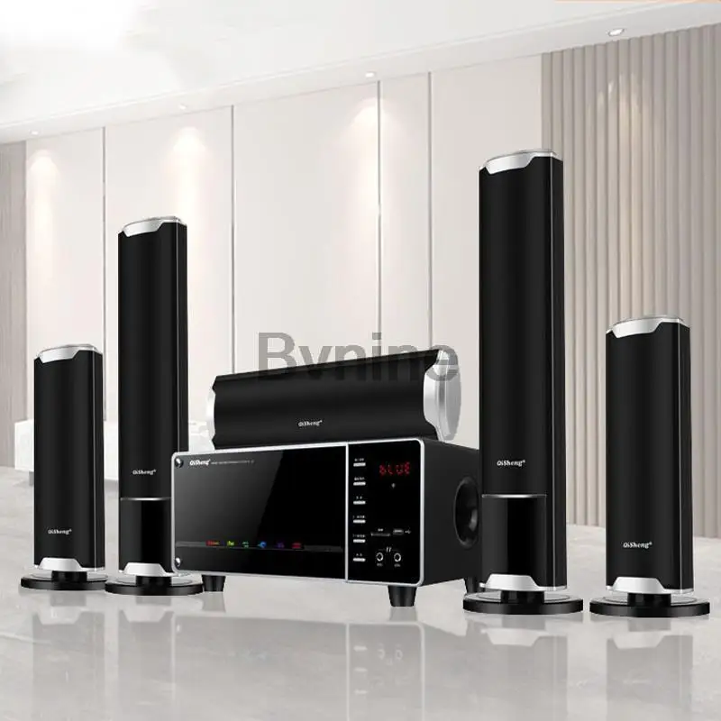 New 100W High-power KTV Home TV Living Room Bluetooth Speaker Surround Sound Subwoofer Speaker 5.1 Home Theater System Audio Set