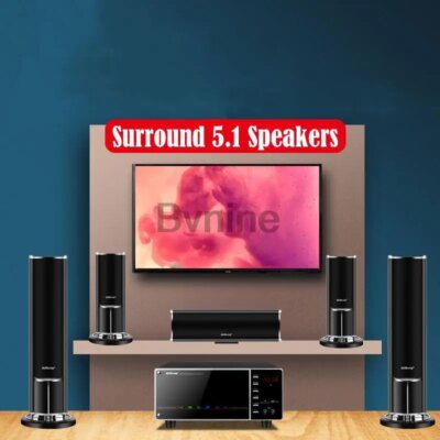 New 100W High-power KTV Home TV Living Room Bluetooth Speaker Surround Sound Subwoofer Speaker 5.1 Home Theater System Audio Set - Image 3