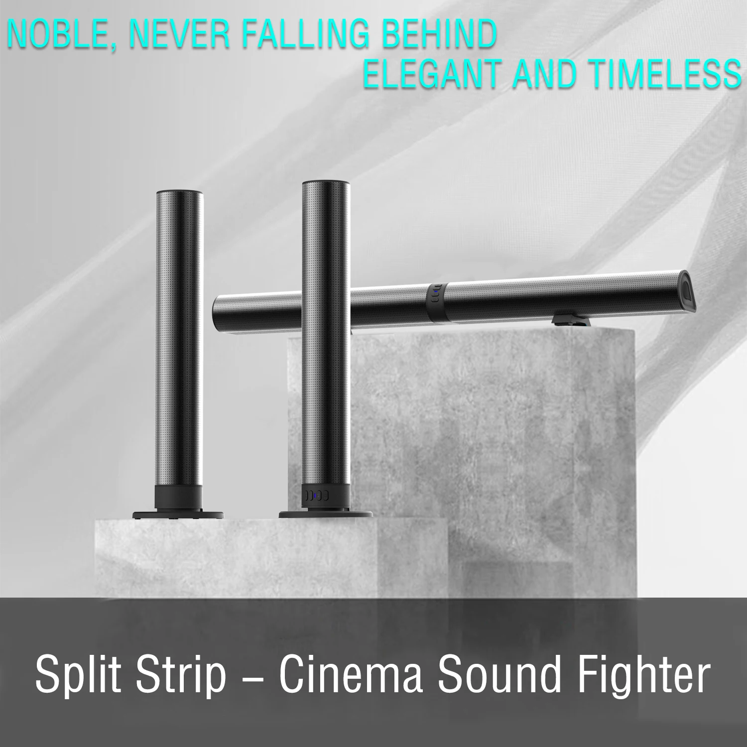 Home Theater 3D Stereo Surround Wireless Speaker Multi-Function Subwoofer Soundbar Support Foldable Split For TV/PC