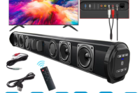 2024 Soundbar Sound Wireless Bluetooth Car Computer Speaker Stereo Tv Home Theater Sombar For 3.5mm Output PC