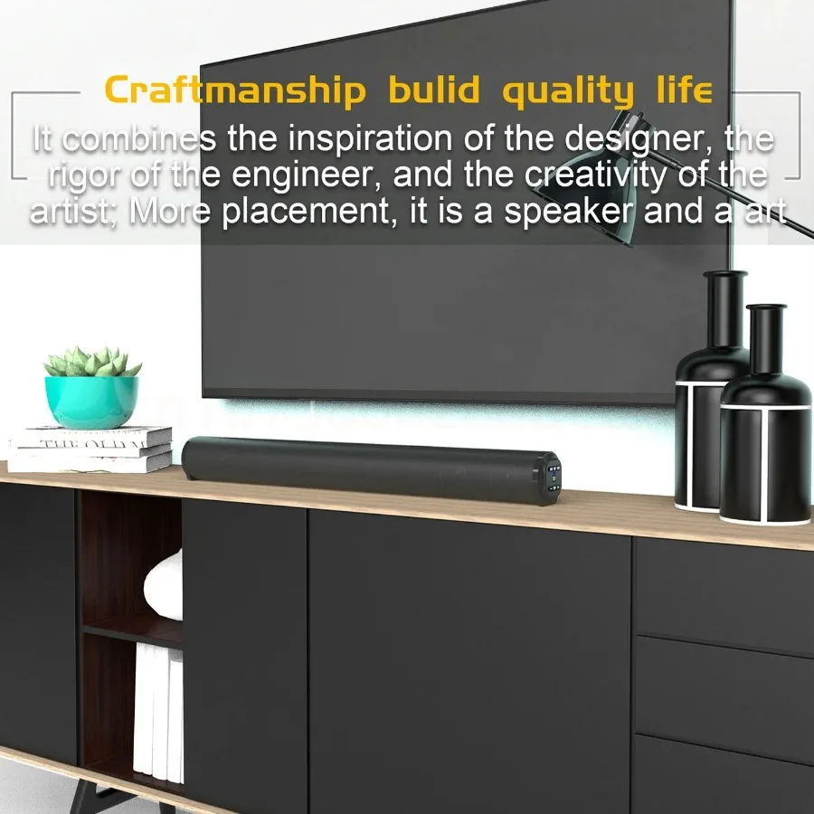 Super Powerful Wireless Bluetooth Speaker Portable Sound Bar Caixa De Som Bluetooth Home Theater TV Sound Box Subwoofer FM Radio