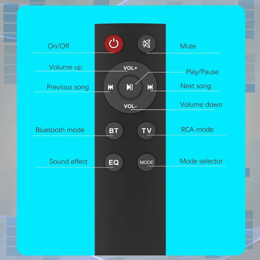 Super Powerful Wireless Bluetooth Speaker Portable Sound Bar Caixa De Som Bluetooth Home Theater TV Sound Box Subwoofer FM Radio
