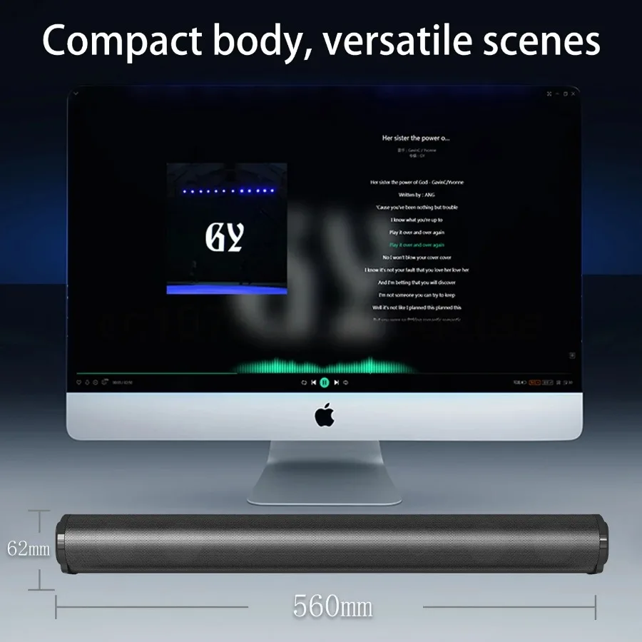 Super Powerful Wireless Bluetooth Speaker Portable Sound Bar Caixa De Som Bluetooth Home Theater TV Sound Box Subwoofer FM Radio