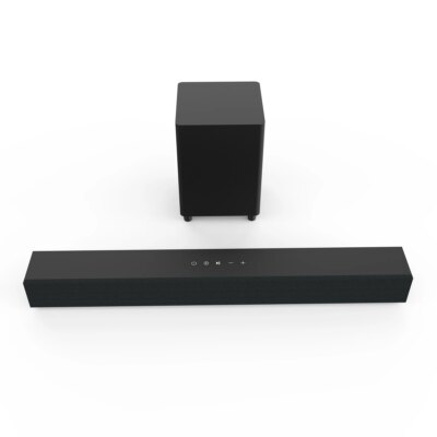 Rsionch Wooden Subwoofer Soundbar with Microphone Karaoke Bluetooth Speaker Home Theater TV Sound Bar Bass Speaker Sub-woofer - Image 6