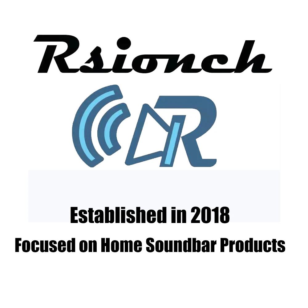 Rsionch Wooden Subwoofer Soundbar with Microphone Karaoke Bluetooth Speaker Home Theater TV Sound Bar Bass Speaker Sub-woofer