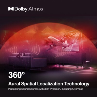 ULTIMEA 7.1.4 Sound Bar for TV with Dolby Atmos, 740W Surround Sound System with 8" Wireless Subwoofer, 2 Wireless Rear Speakers - Image 3