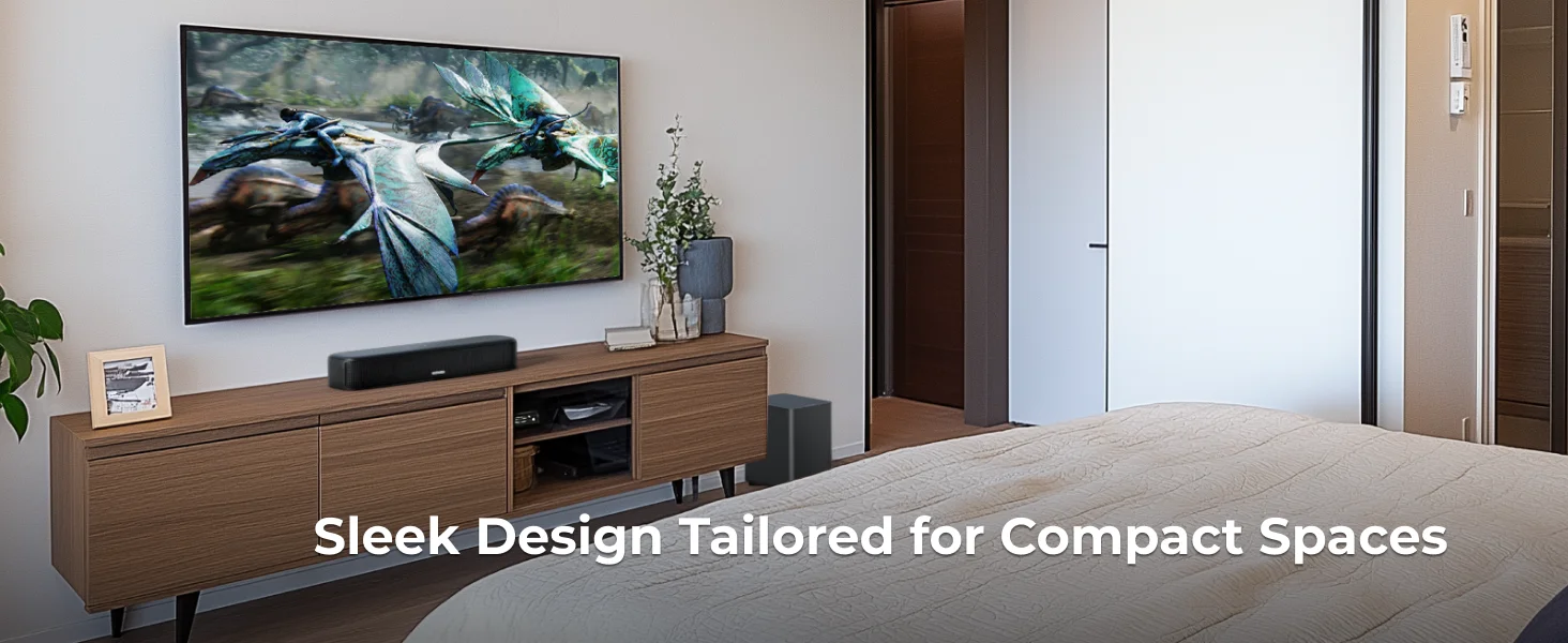ULTIMEA 280W 5.1 Sound bar for TV with Dolby Atmos and Smart App Control, Home Theater Surround Sound System Bluetooth Speakers ULTIMEA 280W 5.1 Sound bar for TV with Dolby Atmos and Smart App Control, Home Theater Surround Sound System Bluetooth Speakers