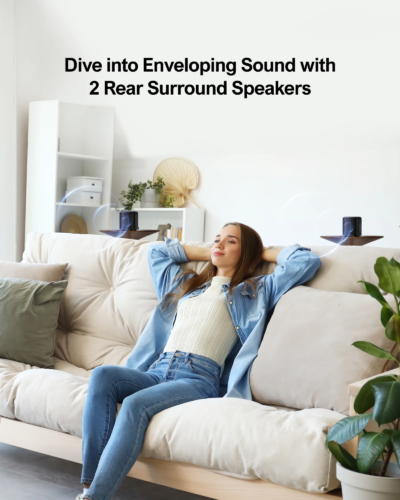 ULTIMEA 5.1ch SoundBar with Dolby Atmos, APP Control, Home Theater Sound Bar for Smart TV with Subwoofer&2 Surround Speakers - Image 4