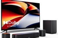 ULTIMEA 5.1ch SoundBar with Dolby Atmos, APP Control, Home Theater Sound Bar for Smart TV with Subwoofer&2 Surround Speakers