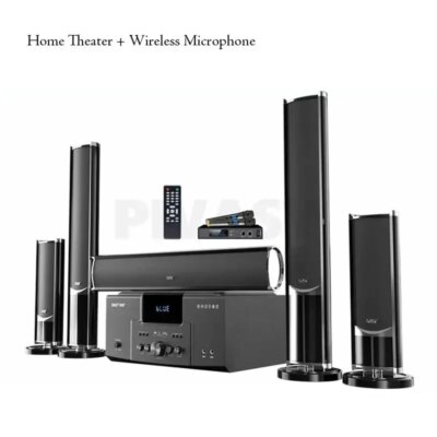 8 Inch 4Ω High Power TV Living Room KTV Bluetooth 4.0 Speaker Stereo Sound Subwoofer Speaker 5.1 Home Theater System Audio Set