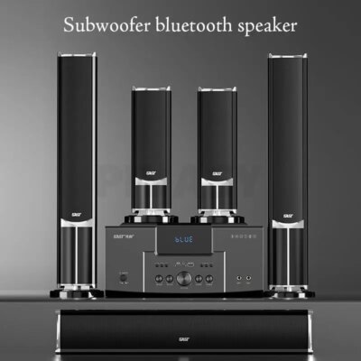8 Inch 4Ω High Power TV Living Room KTV Bluetooth 4.0 Speaker Stereo Sound Subwoofer Speaker 5.1 Home Theater System Audio Set - Image 2