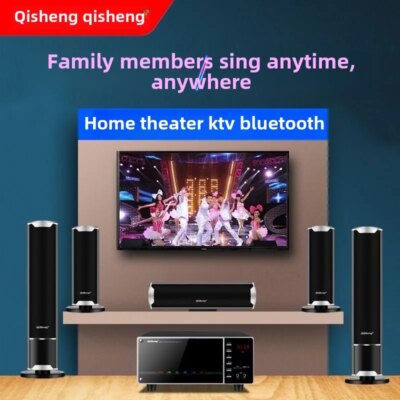 1000W high-power home TV living room KTV Bluetooth speaker surround sound subwoofer 5.1 home theater speaker set Caixa De Som