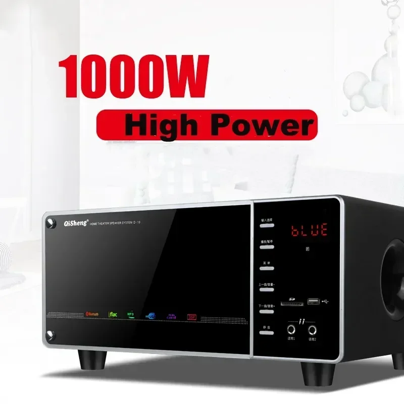 1000W high-power home TV living room KTV Bluetooth speaker surround sound subwoofer 5.1 home theater speaker set Caixa De Som