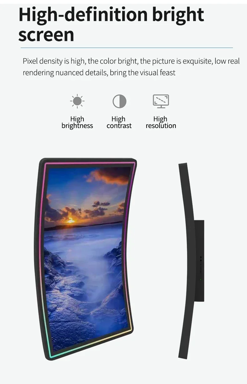65 inch smart tv 4k lcd curved screen 70 inch 75