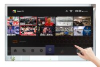 Souria 32 Inches 4K Smart Android System Touchscreen Mirror Bathroom LED IP65 Waterproof TV Television WiFi DTV for SPA Hotel