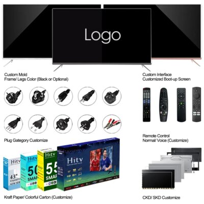 Smart TV 55" Inch UHD 4K HDR OLED TV Universal Android WebOS Google TV - Image 2