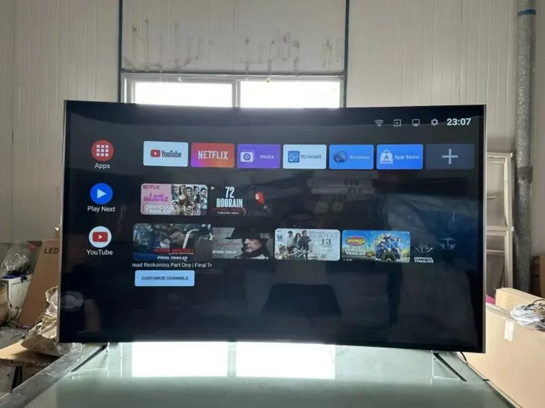 Top! Wholesale LED TV Curved Screen 55 Inch Metal Frame Smart Android LCD TV Ultra HD 4K Smart Television Top! Wholesale LED TV Curved Screen 55 Inch Metal Frame Smart Android LCD TV Ultra HD 4K Smart Television