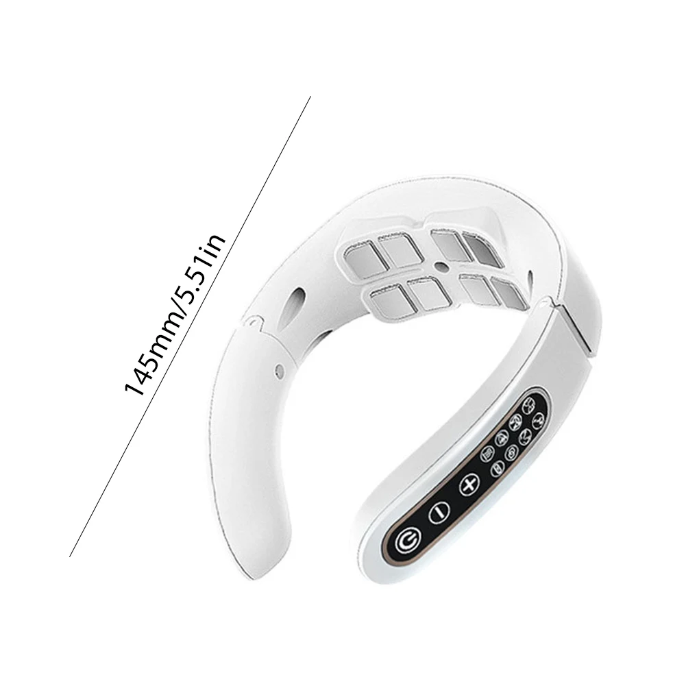 Neck Physical Therapy Massager 15 Gears 6 Modes Cervical Therapy Massage Stimulator USB Charging Vibration Pulse for Home Office Neck Physical Therapy Massager 15 Gears 6 Modes Cervical Therapy Massage Stimulator USB Charging Vibration Pulse for Home Office