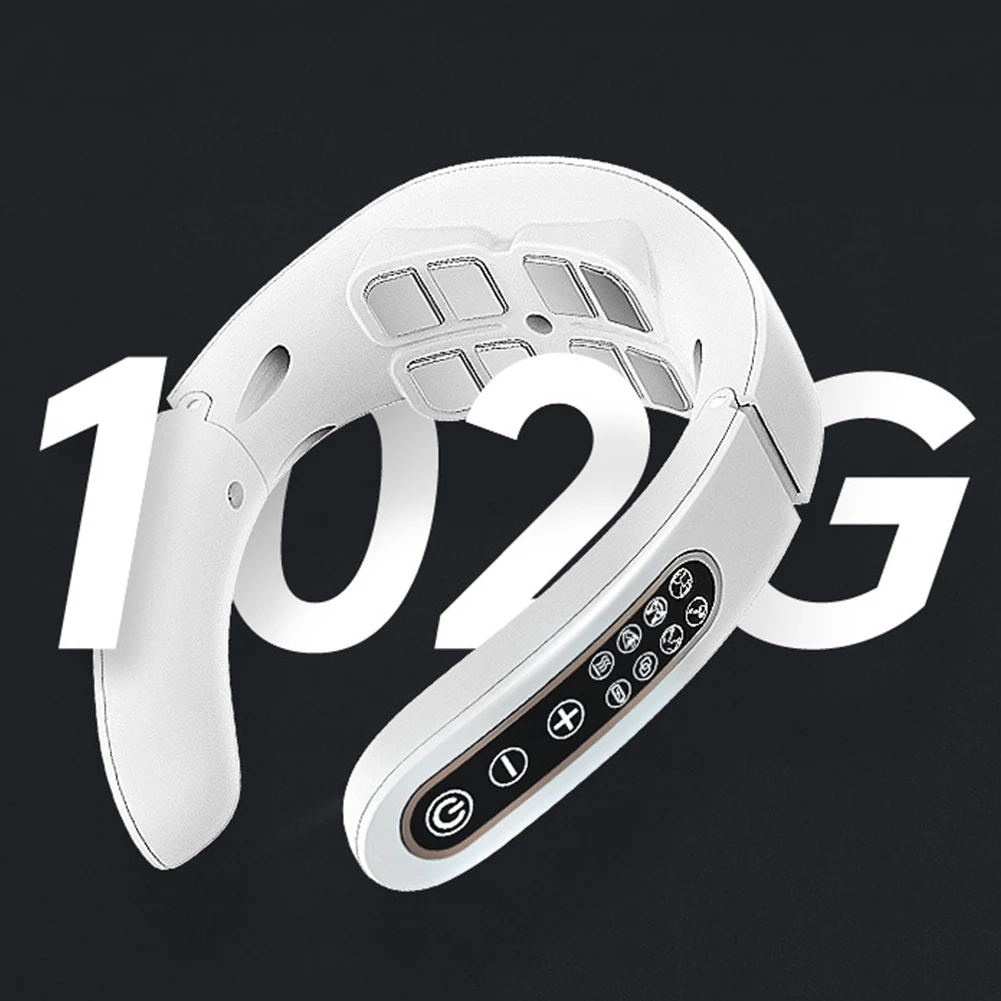 Neck Physical Therapy Massager 15 Gears 6 Modes Cervical Therapy Massage Stimulator USB Charging Vibration Pulse for Home Office Neck Physical Therapy Massager 15 Gears 6 Modes Cervical Therapy Massage Stimulator USB Charging Vibration Pulse for Home Office
