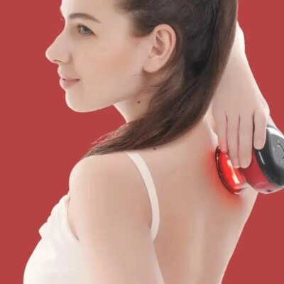 Body Scraping Massage Smart Electric Vacuum Cupping Heating Suction Cup Device Back Neck Arm Massger Beauty Massage Instrument - Image 2