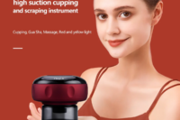 Body Scraping Massage Smart Electric Vacuum Cupping Heating Suction Cup Device Back Neck Arm Massger Beauty Massage Instrument