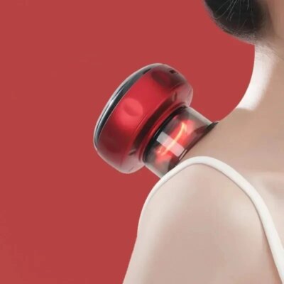 Body Scraping Massage Smart Electric Vacuum Cupping Heating Suction Cup Device Back Neck Arm Massger Beauty Massage Instrument - Image 3